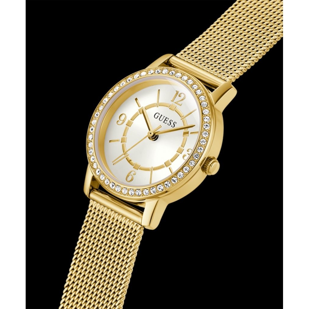 SALE Jam Tangan Wanita Cantik Mewah Guess Gold Ori New