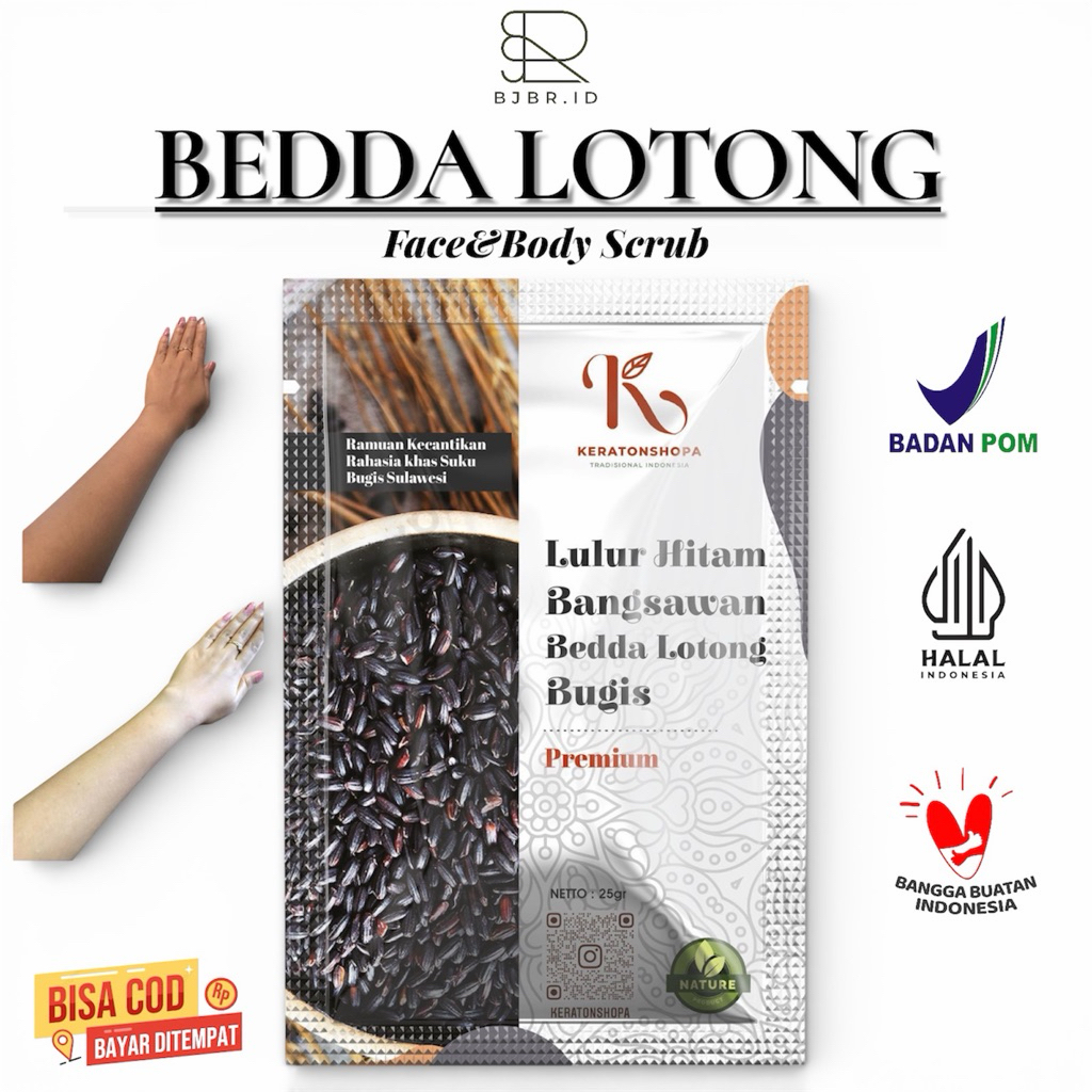 LULUR BEDAK LOTONG PREMIUM BPOM/LULUR PEMUTIH ALAMI BEDDA LOTONG