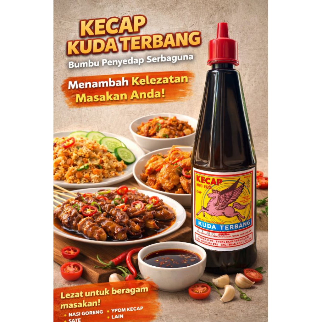 KECAP MANIS KUDA TERBANG KHAS  WIROSARI KABUPATEN GROBOGAN JAWA TENGAH