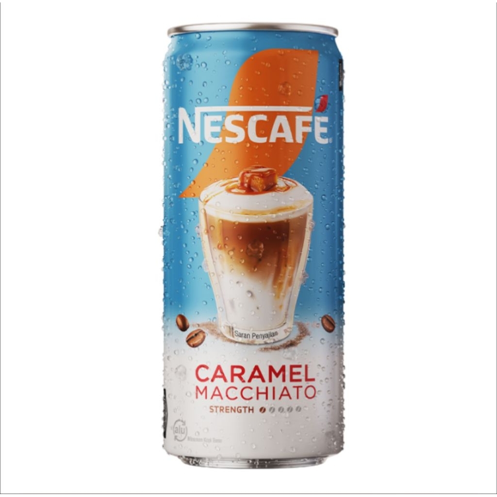 Nescafe Caramel Macchiato Kopi Kaleng 220 ml