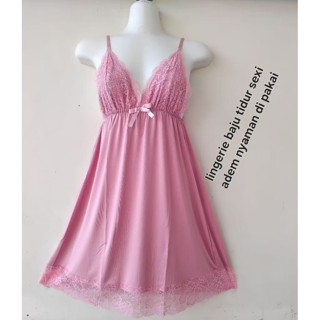 lingering dress ori seksi daleman wanita seksi hot premium quality