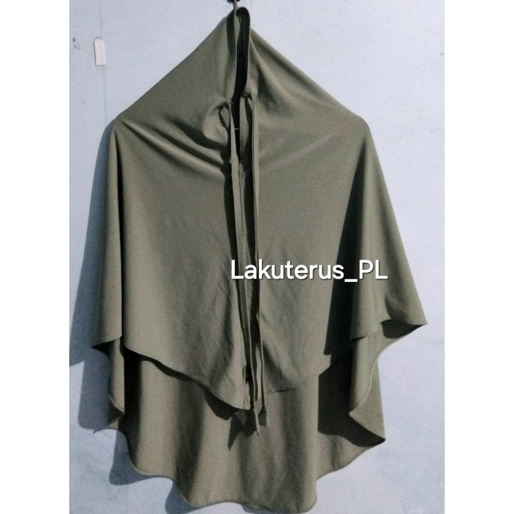 Bergo pendek jersey free bergo crinkle