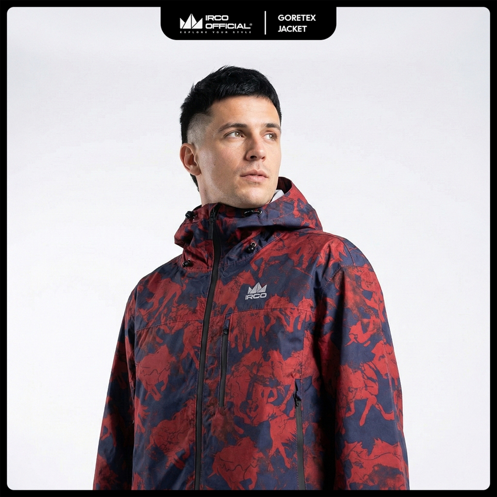 IRCO Jaket Goretex Waterproof Windproof Model Gorpcore Full Seam Seal Anti Rembes Bocor Hujan Lebat