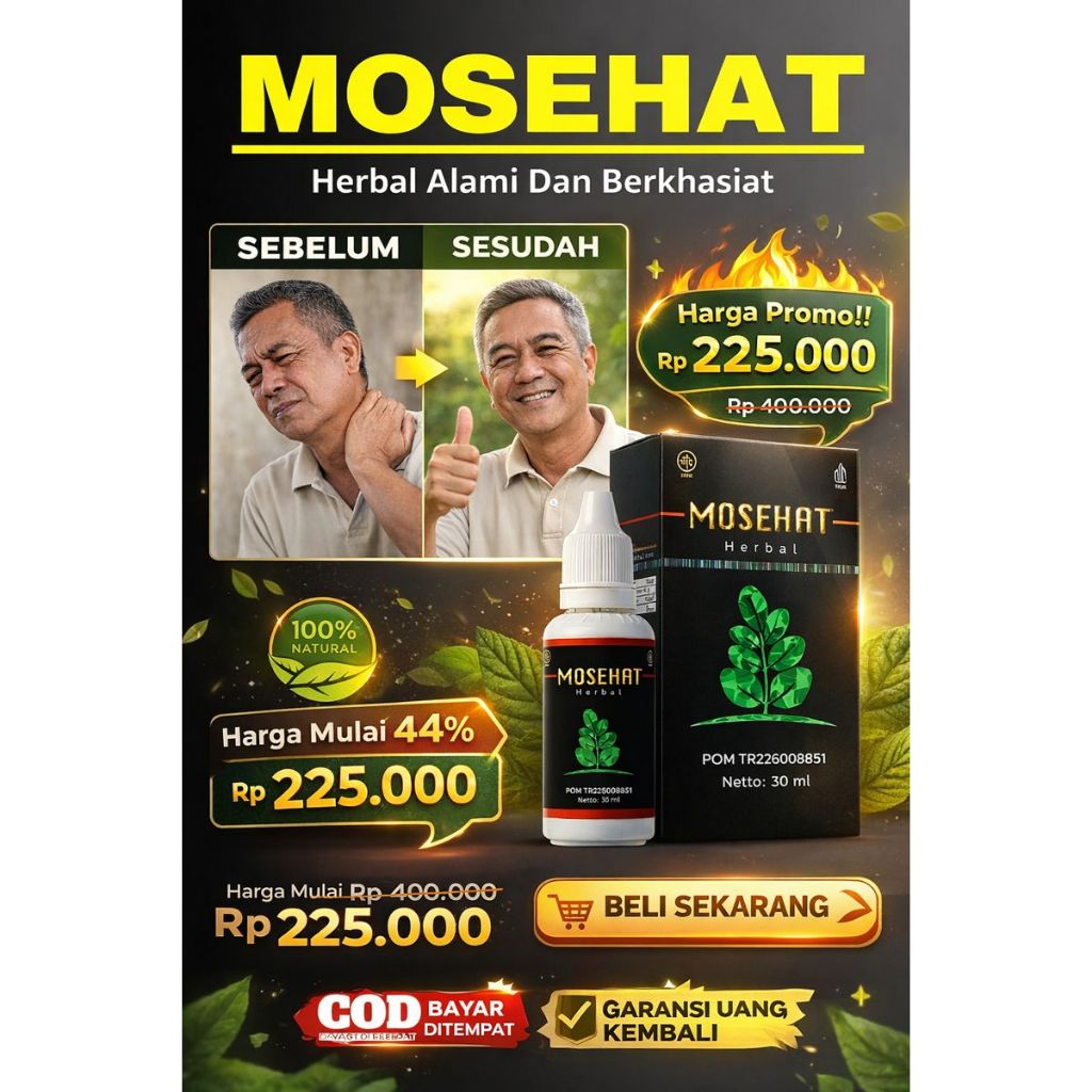 MOSEHAT HERBAL membantu menjaga kesehatan ginjal dan prostat