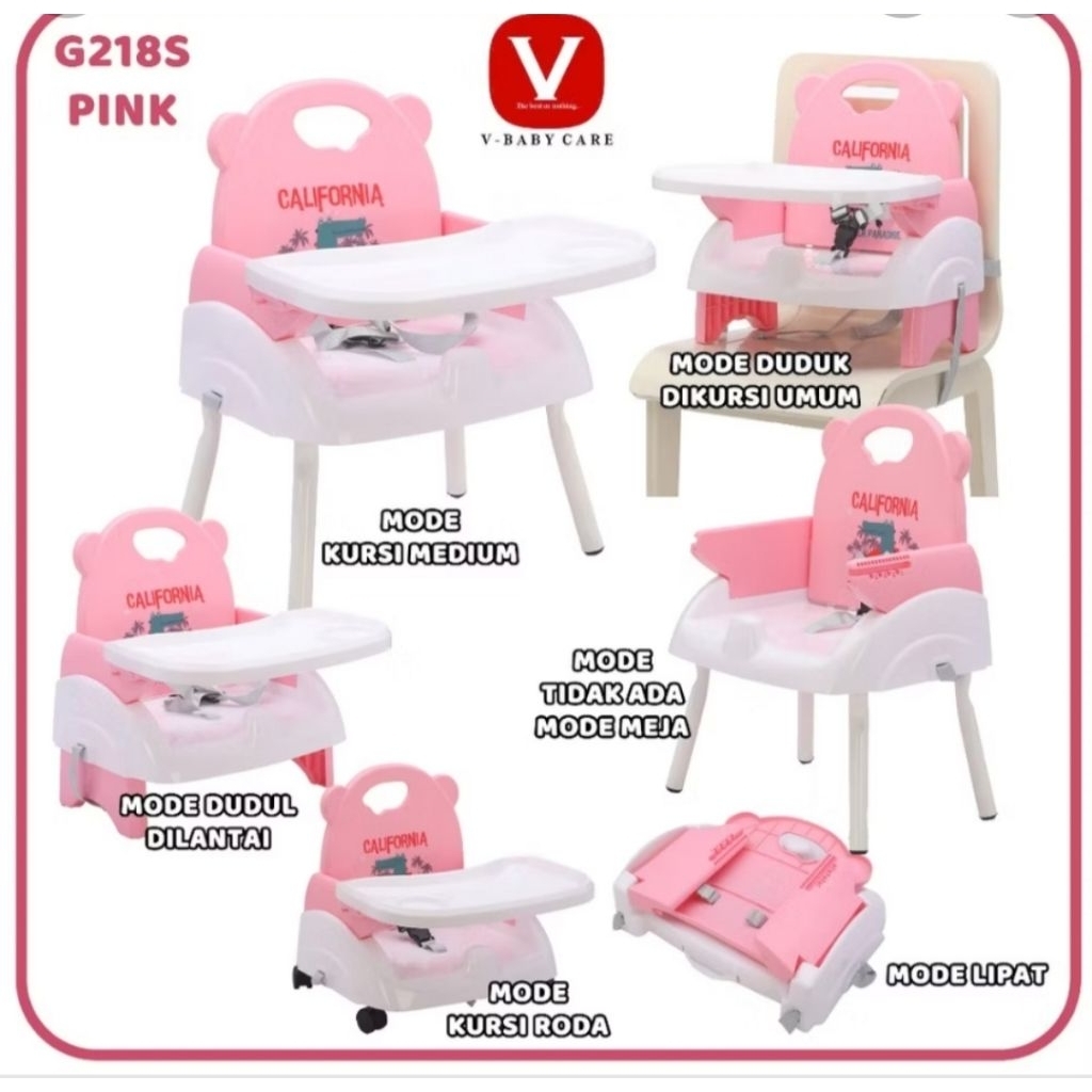 V-BABY CARE kursi makan balita/kursi makan bayi multifungsi