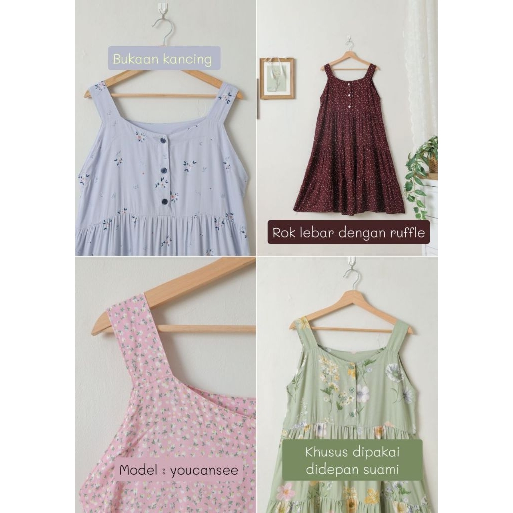 [BISA COD] SEXY DRESS (SALIHA & HAURA DRESS) | LD 100-105 cm | DASTER KHUSUS DEPAN SUAMI | BUSUI & B