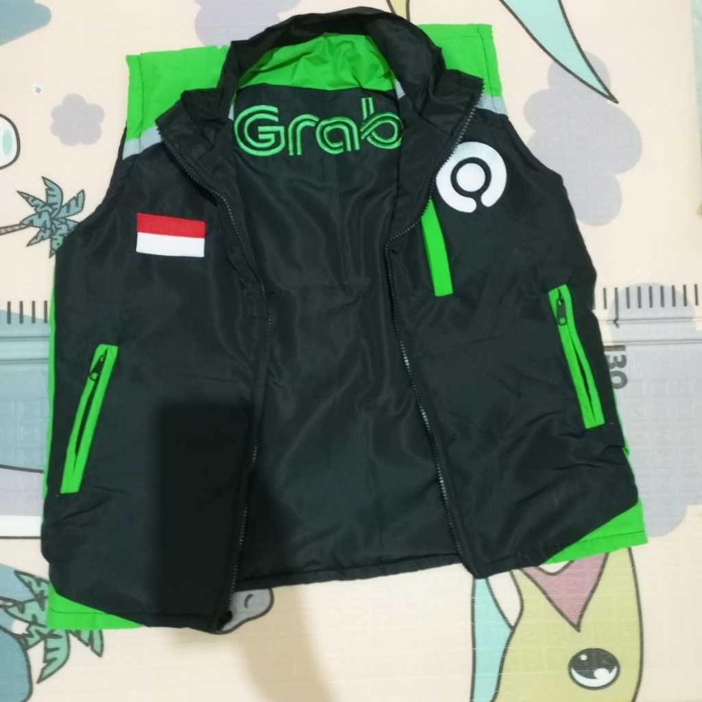 ROMPI GOJEK GRAB HITAM ANTI AIR READY SIZE SUPER JUMBO 8 XL LD 70 CM