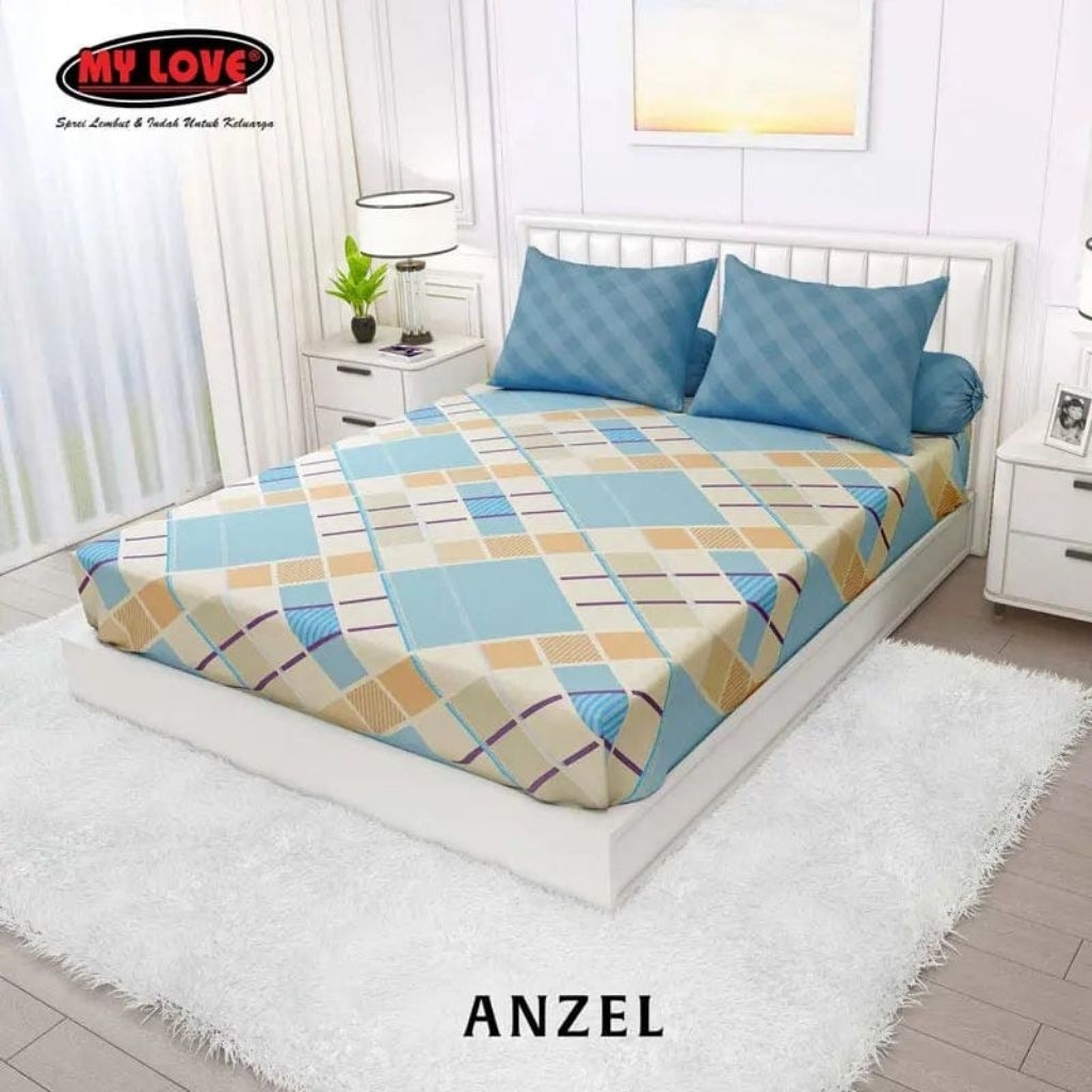 MY LOVE Sprei Queen Fitted Ukuran 160x200 Sprei My Love Queen No 2