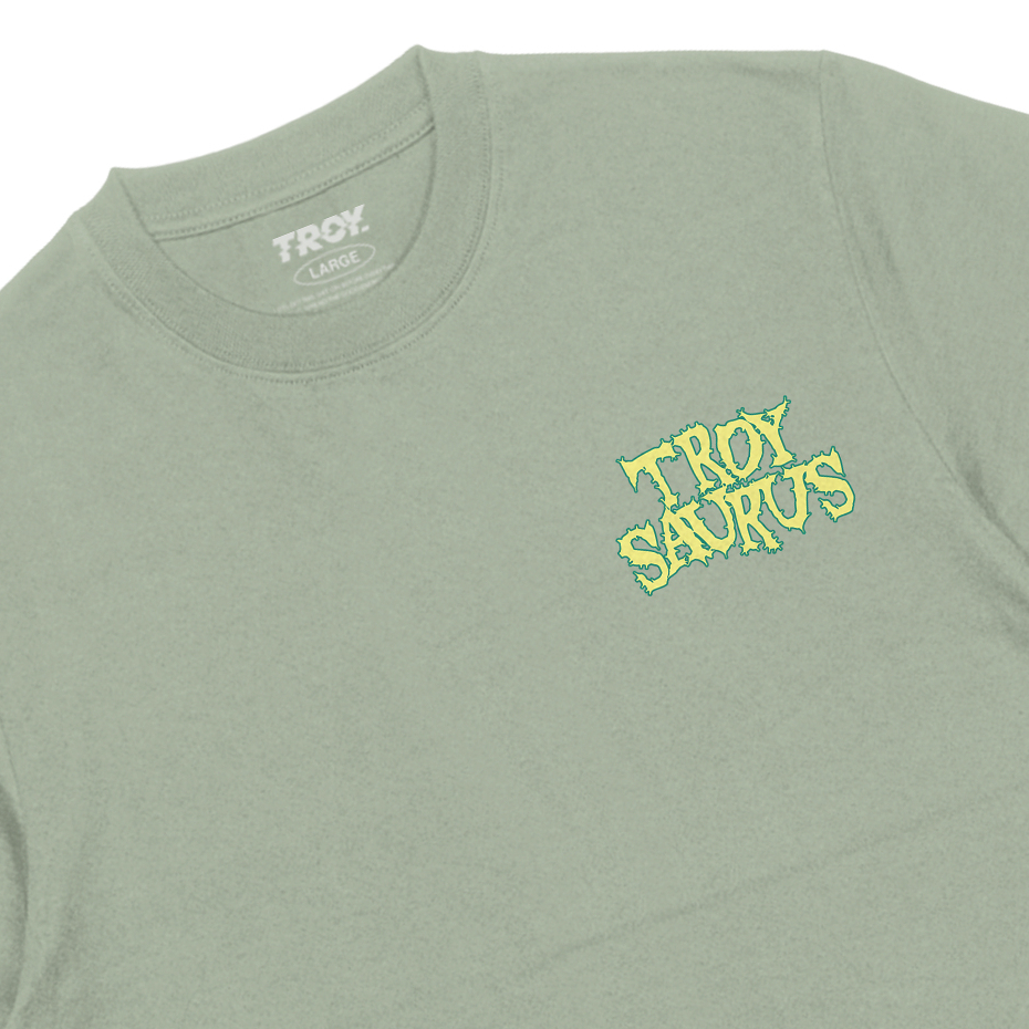 Troy Company Tshirt Sage Green Saurus - Kaos Lengan Pendek Kaos Hijau Sage MTD 2809