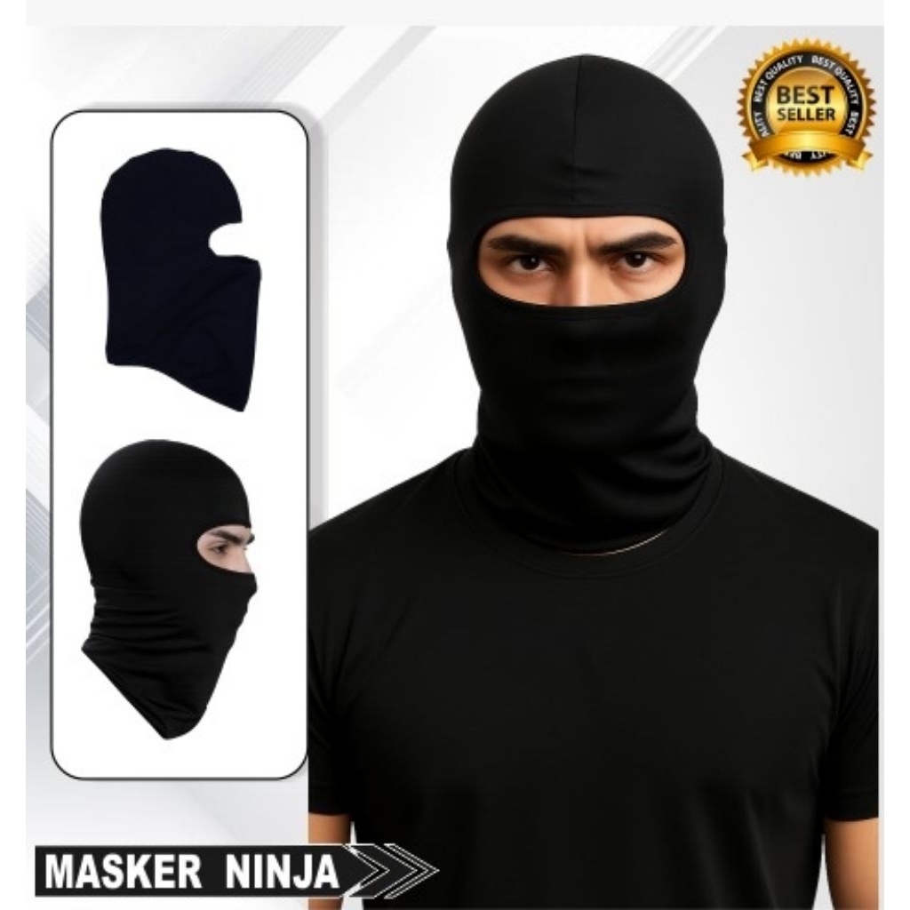 Masker Topeng full face - masker wajah mancing  full face terlaris - Masker ninja full face