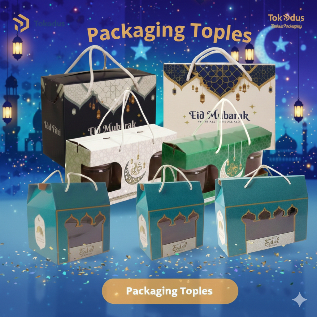 Kardus Box Lebaran Kue Kering | Box Toples Hampers Lebaran | Dus Kue Idul Fitri lebaran