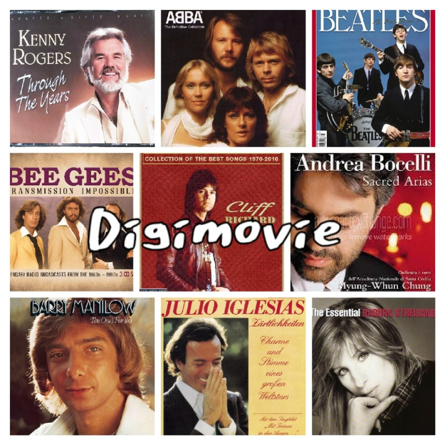 Flashdisk 32GB Lagu mp3 barat Hits 50's s/d 90's & Love Song