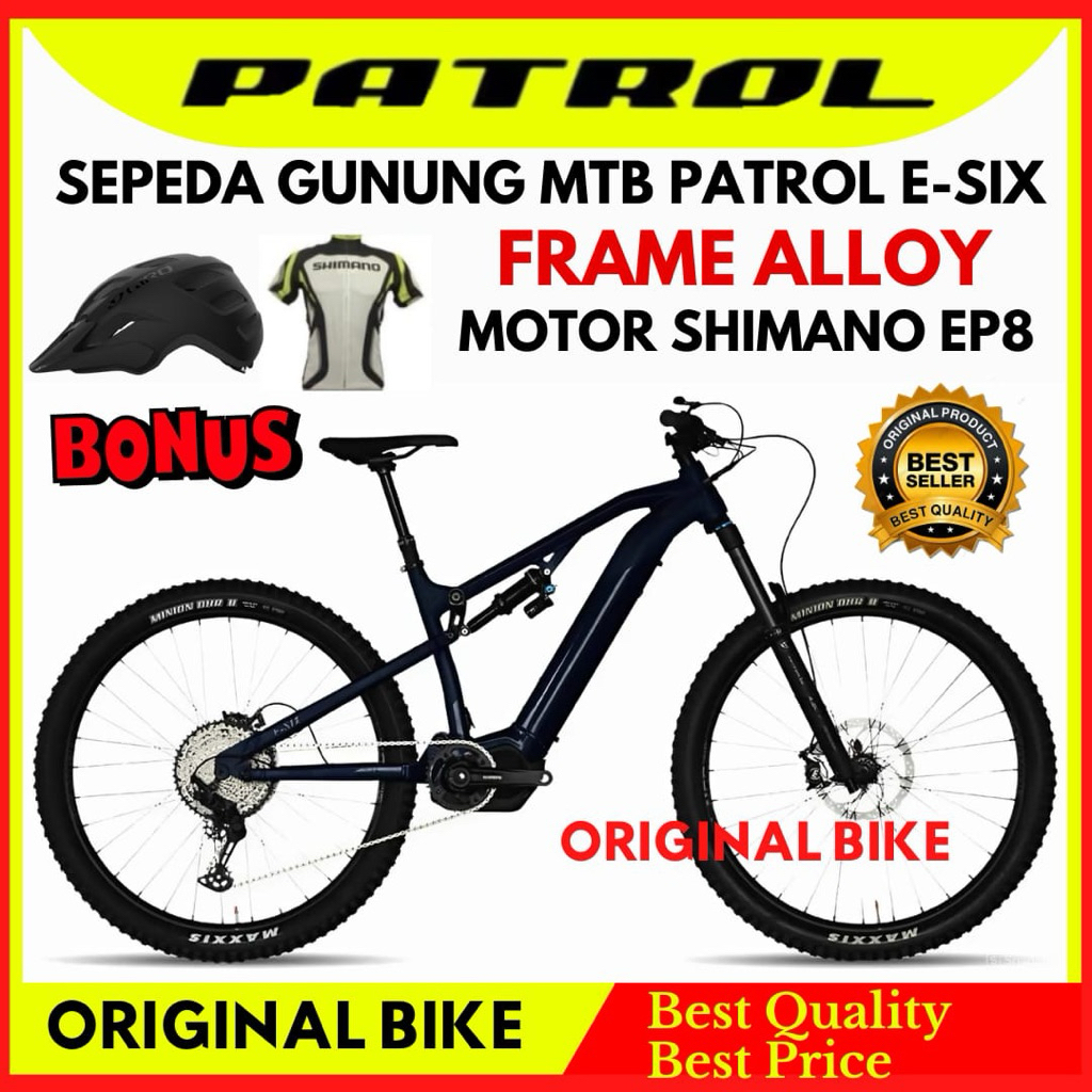 Sepeda Gunung E - BIKE PATROL E-SIX Fork Float Factory 38