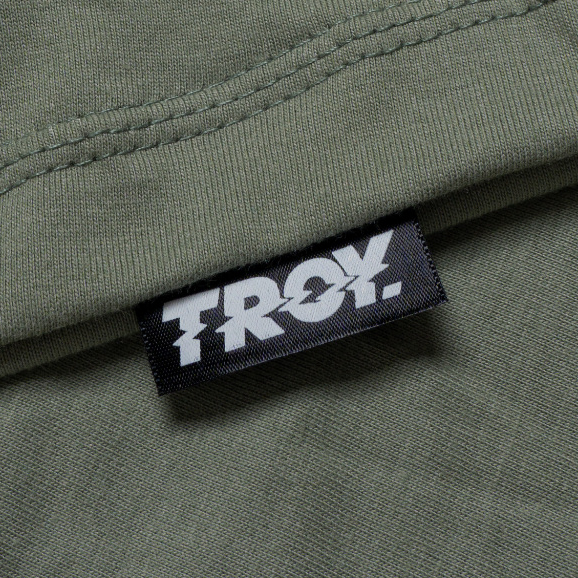 Troy Company T-shirt Sage Green Shining - Kaos Lengan Pendek Kaos Hijau Sage MTD 3098