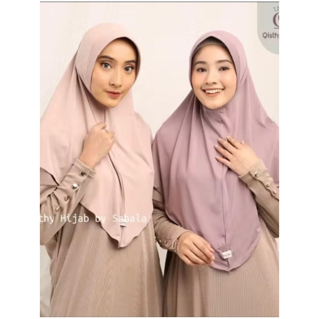 Bergo Alesha Size L | Qisthy Hijab by Sahala