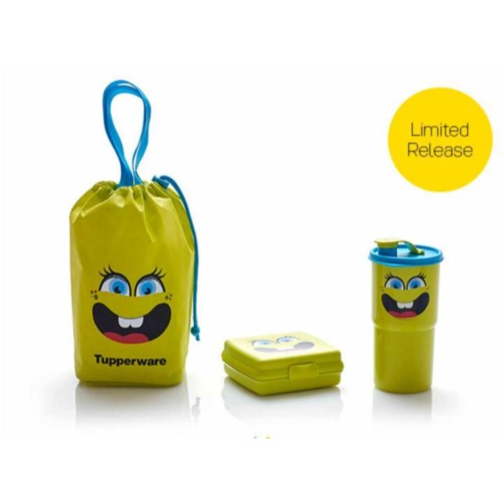 Tupperware Smile Lunch Set | tempat bekal anak sekolah tempat bekal kerja