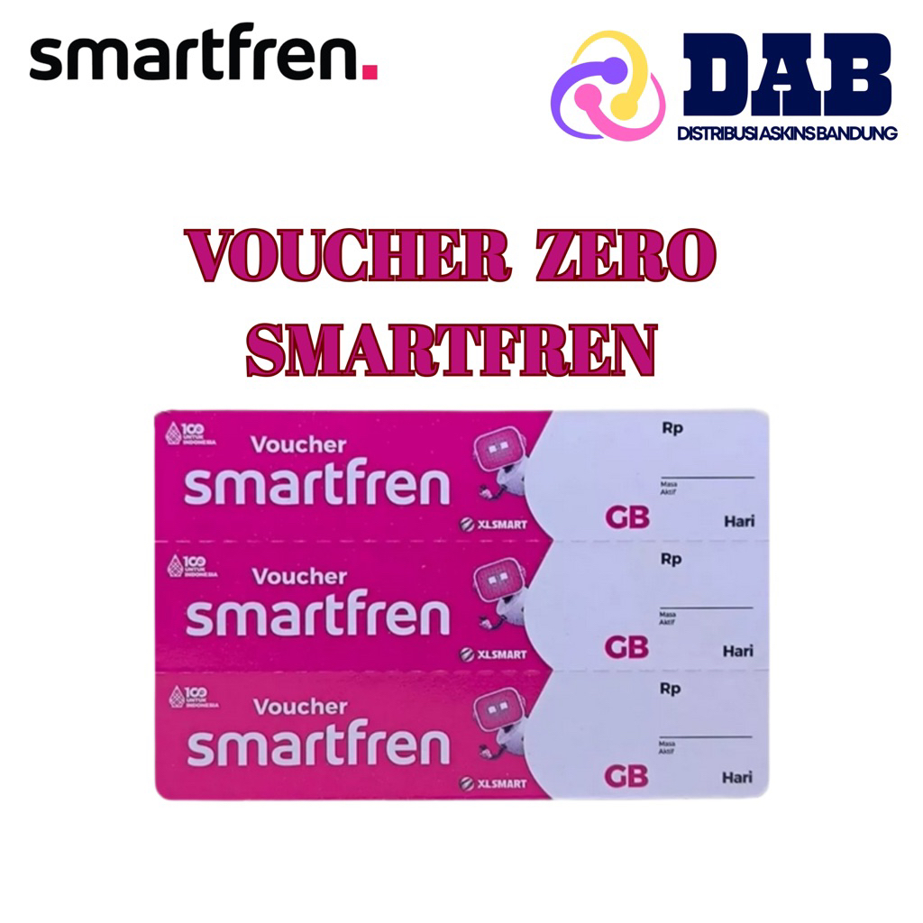 Voucher Zero Smartfren - Voucher Kosong Smartfren Per PCS
