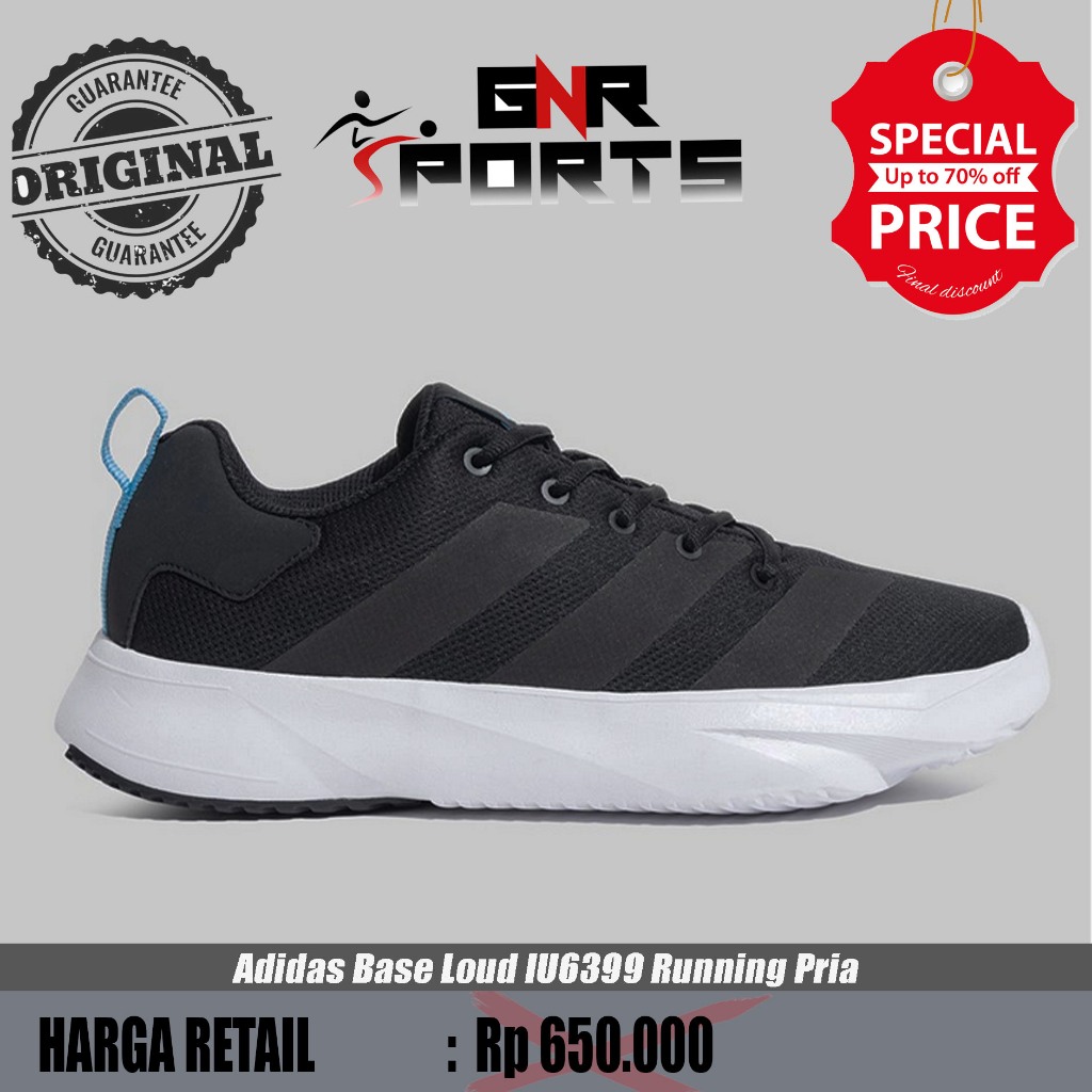 Sepatu Adidas Base Loud IU6399 Running Pria Original 100%