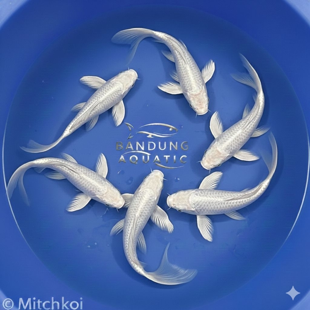 Ikan Koi Ogon Platinum Slayer 25cm Lolos Karantina