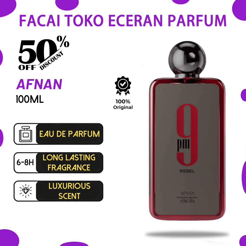 AFNAN 9 PM Rebel Eau de Parfum 100 ML