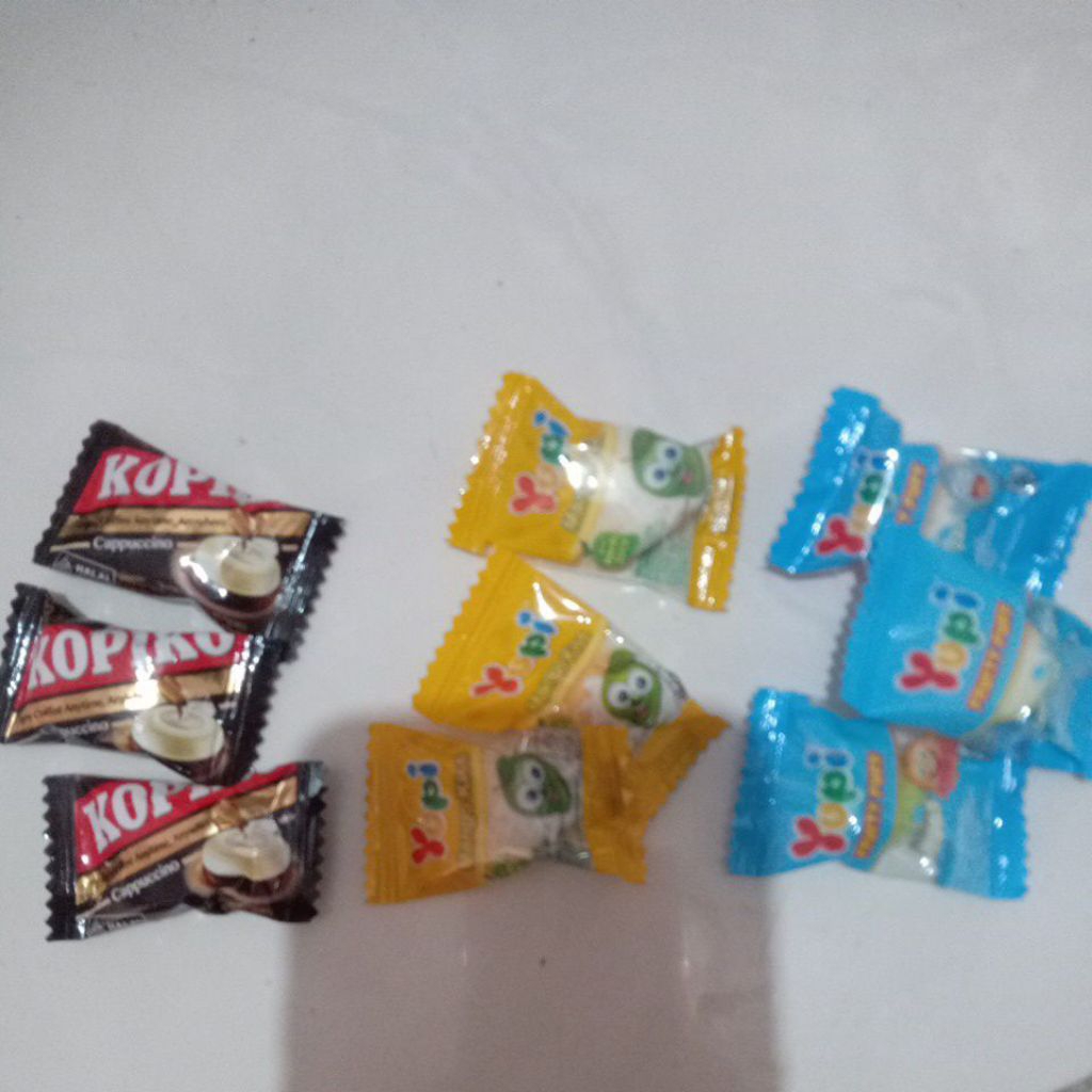 Permen kopiko, Yupi rasa mangga, Yupi rasa buah