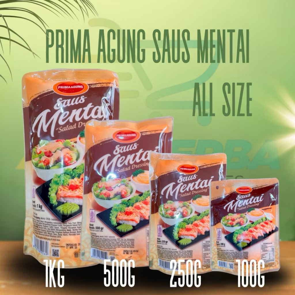 SAUS MENTAI PRIMA AGUNG  - Praktis, Pedas, dan Kaya Rasa