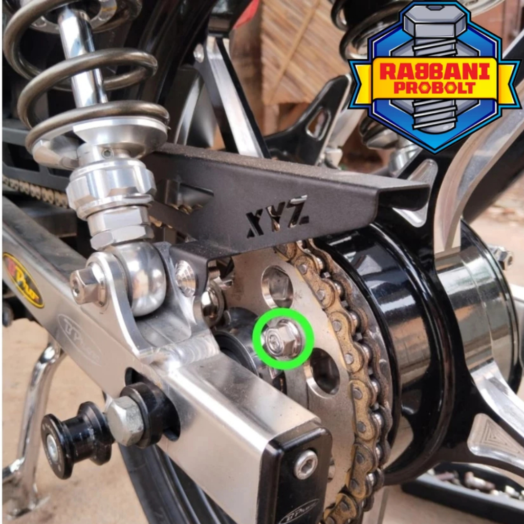 BAUT PROBOLT BAUT GEAR BELAKANG RX KING F1ZR JUPITER PROBOLT 100% ORI HENG THAILAND