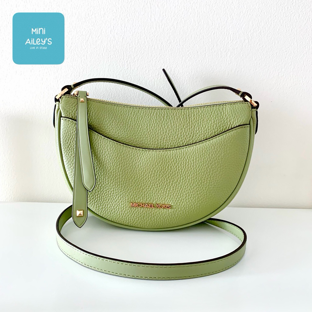 Tas Michael Kors Mini Bag Halfmoon Sage Green Authentic