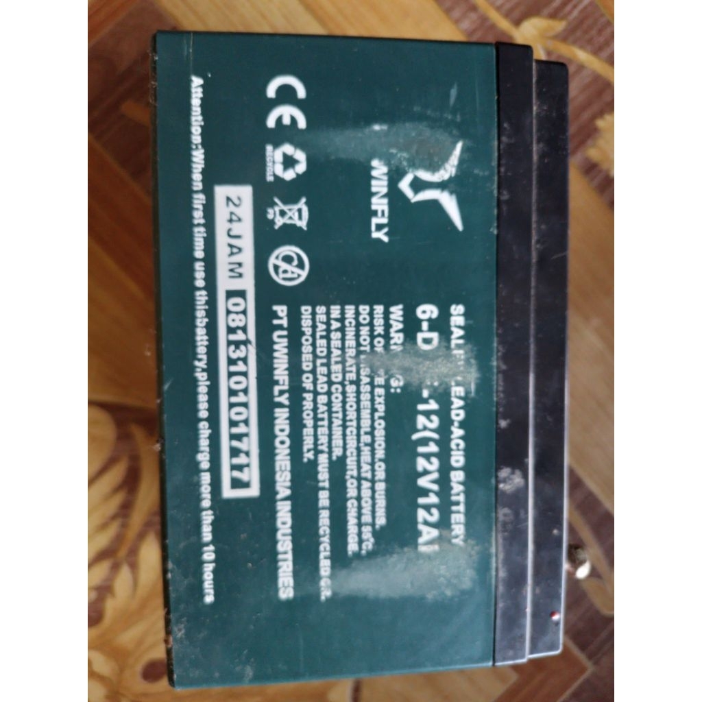 Aki Sepedah Listrik Uwinfly