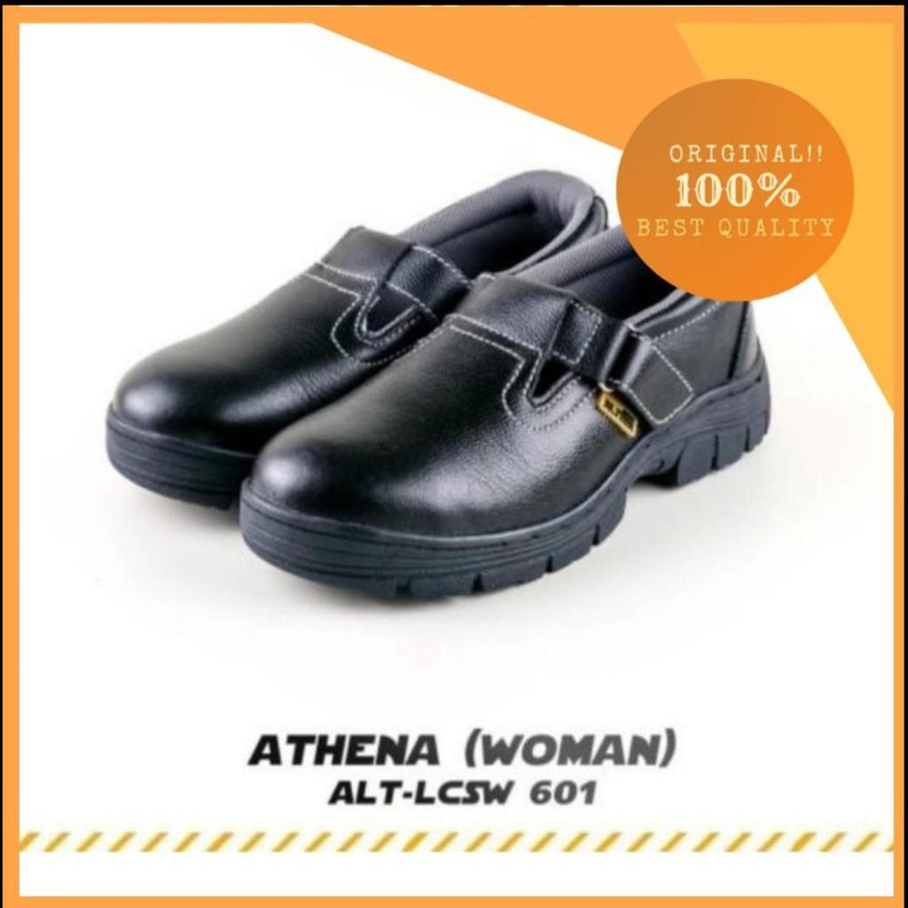 Sepatu Safety Wanita Altera Athena ALT-LCSW 601 Original - Safety Shoes Cewek Slip On SNI