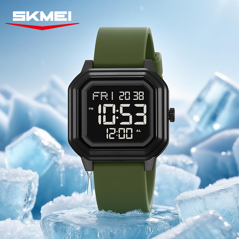 SKMEI 2558 Jam Tangan Pria Digital Karet Silikon Anti Air