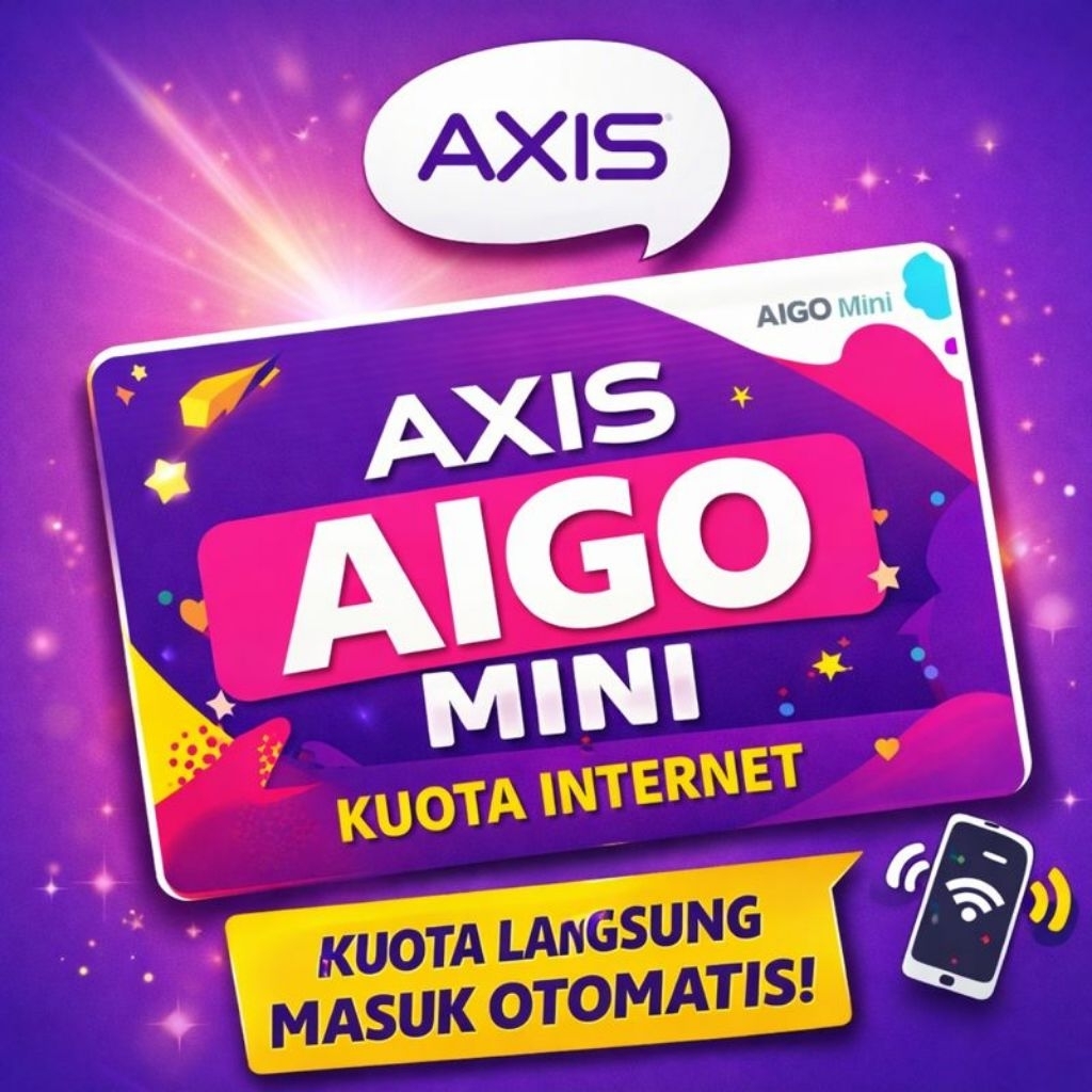 AXIS AIGO MINI 15 HARI (Inject) - Isi Kuota Murah Masa Aktif Lama Proses Cepat