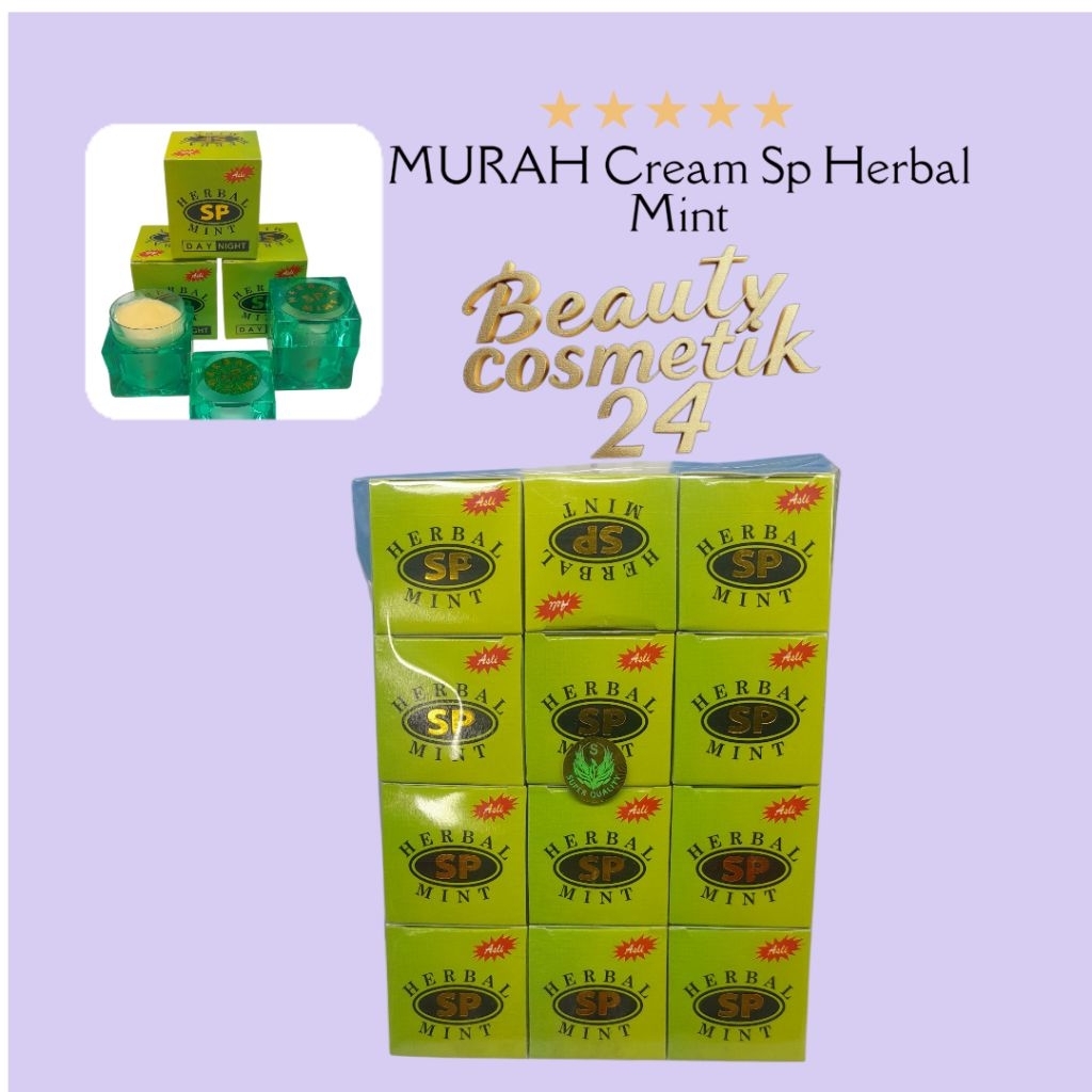 Ecer Cream Sp Herbal Mint whitening Murah // Cream Sp Herbal Mint