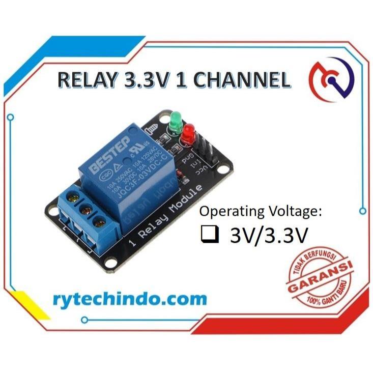 Relay 1 Channel 3V 3.3V Relay Board Modul 1CH