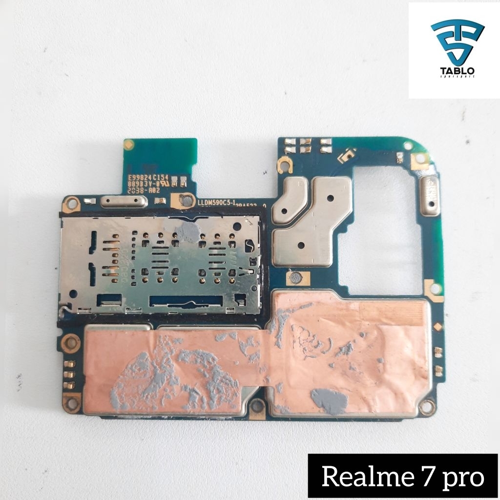 Mesin Realme 7 pro mentok logo