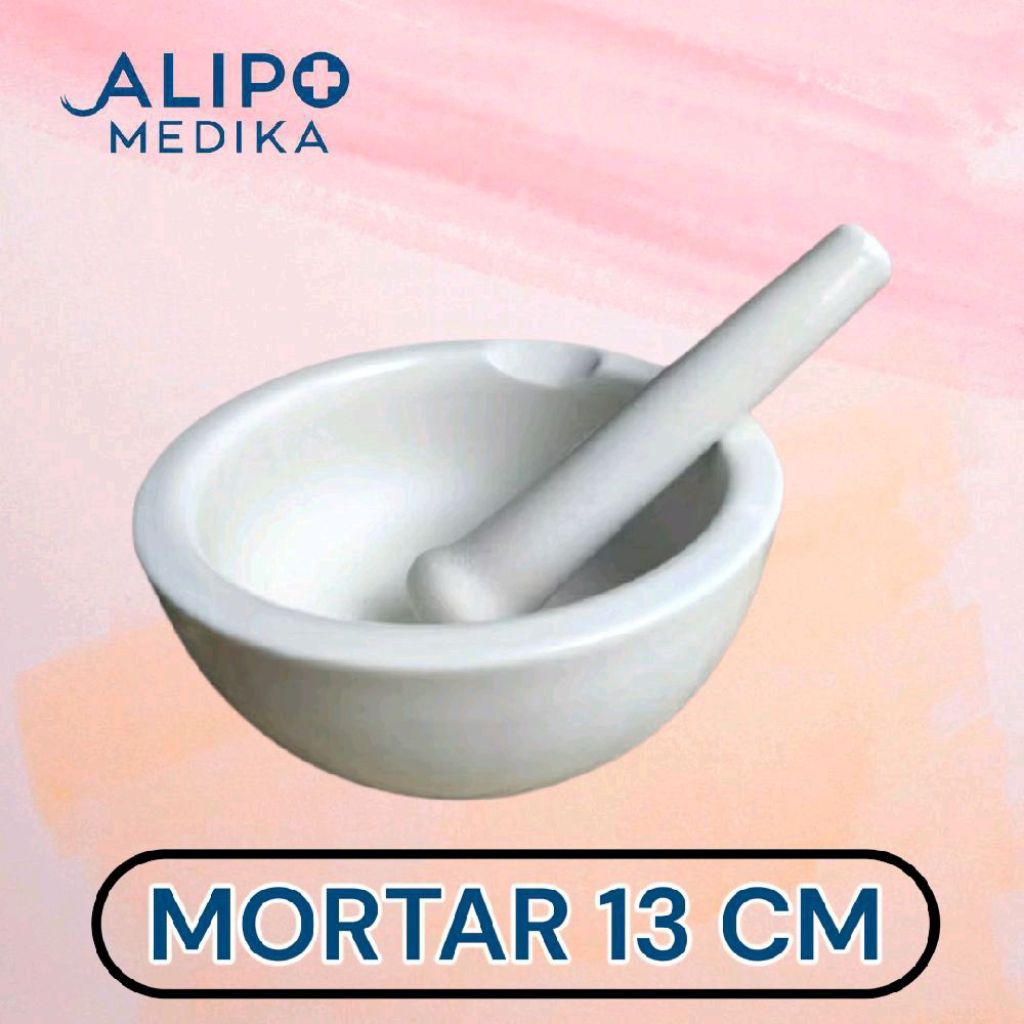 MORTAR 13 CM / LUMPANG 13 CM / ALAT PENUMBUK OBAT 13 cm
