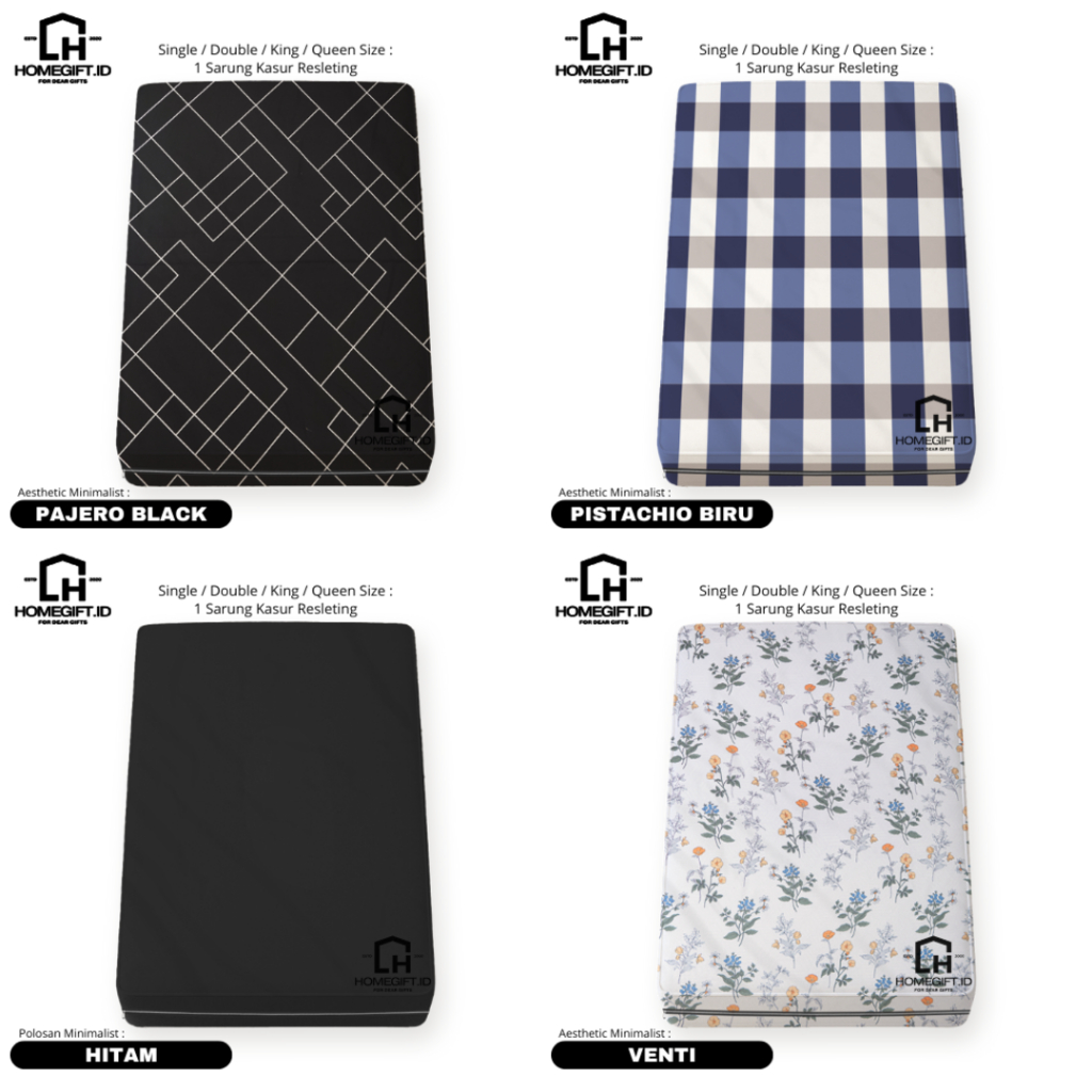 Homegift.id Sarung Kasur Busa Resleting 80X180X15 - 80X180X20