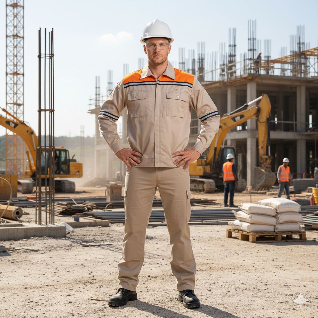 wearpack atasan/kemeja kerja tambang/baju wearpack bengkel/seragam proyek/pakaian welder/wearpack at