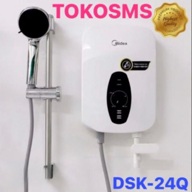 Instan water heater instant MIDEA DSK-24Q pemanas air MIDEA DSK24Q TANPA TANGKI langsung hangat List