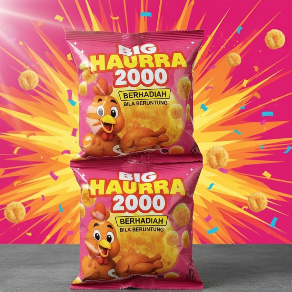 BIG HAURA 2000 SNACK BERHADIAH | 1 BAL ISI 10PCS