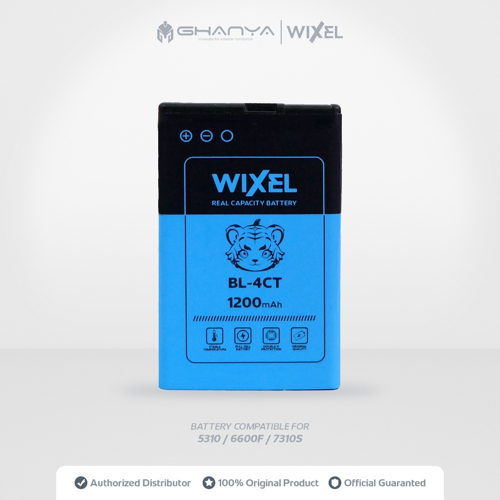 WIXEL Baterai BL-4CT Nokia 5310 XpressMusic 5630 2720 Fold 6600 Fold 6700 Slide 7210 7310 Supernova 