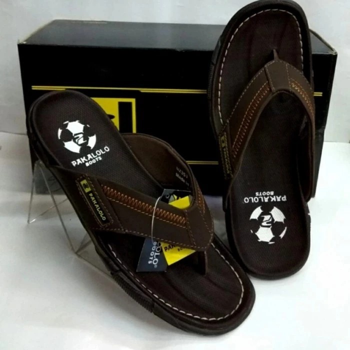 Sandal Pakalolo Pria Original 100% Sandal Kulit Pria Kekinian Terbaru