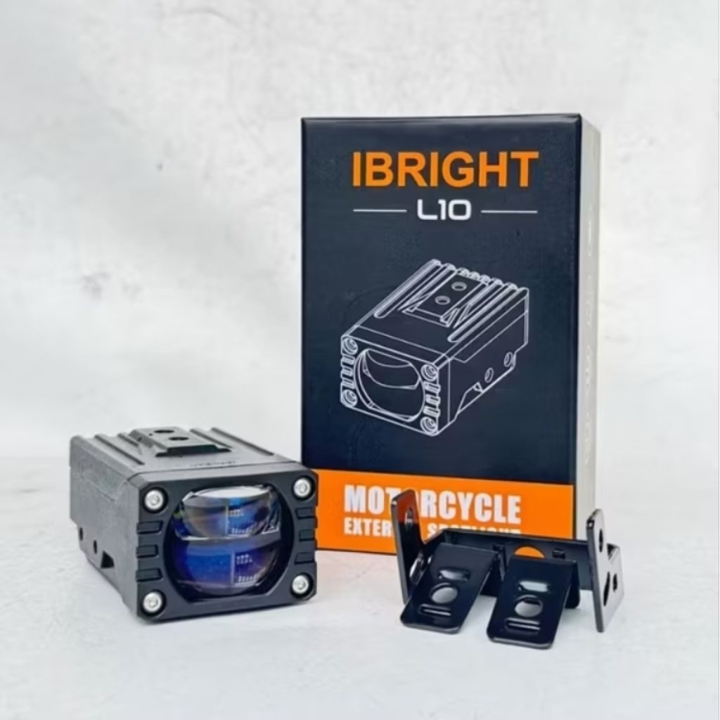 LAMPU TEMBAK IBRIGHT L10 BILED CAHAYA BILED LED MINI LASER IBRIGHT L9