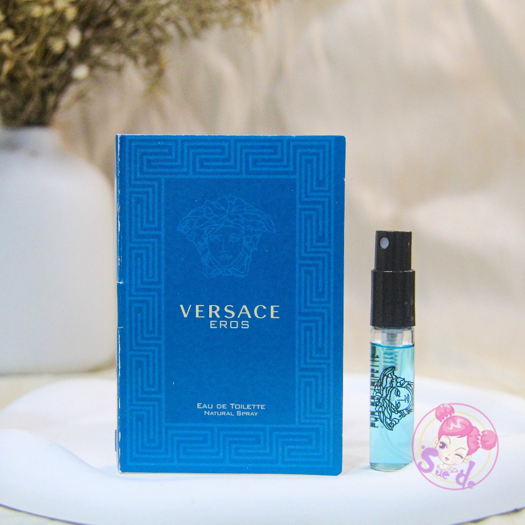 Versace Eros 2ML Parfum Pria EDT Mini 100% Original Tester Parfum