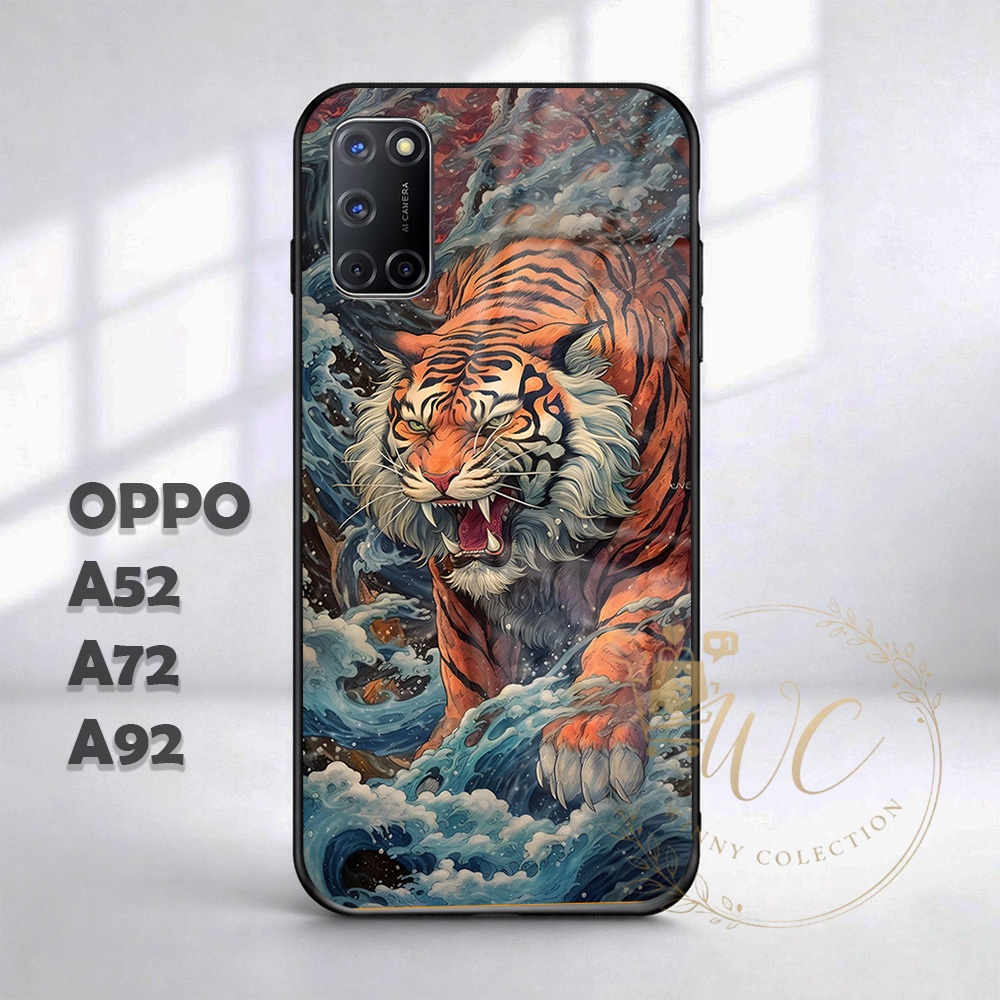 [W10] Softcase OPPO A52 A72 A92 | Casing Keren Lucu Oppo a52 a72 a92 | Kesing Murah Tiger