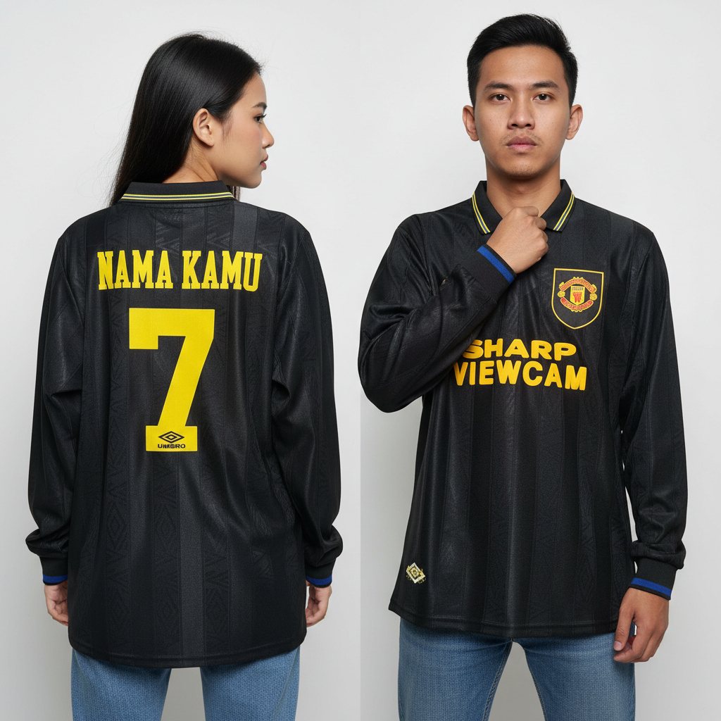 Nama Produk Jersey Retro LongSleve Mnchstr Untd Away kung fu 1993 1994 Long Sleeve LS Lengan Panjang