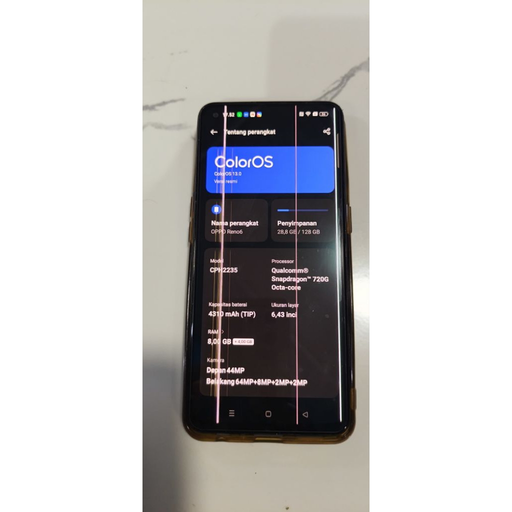oppo reno 6 4g second