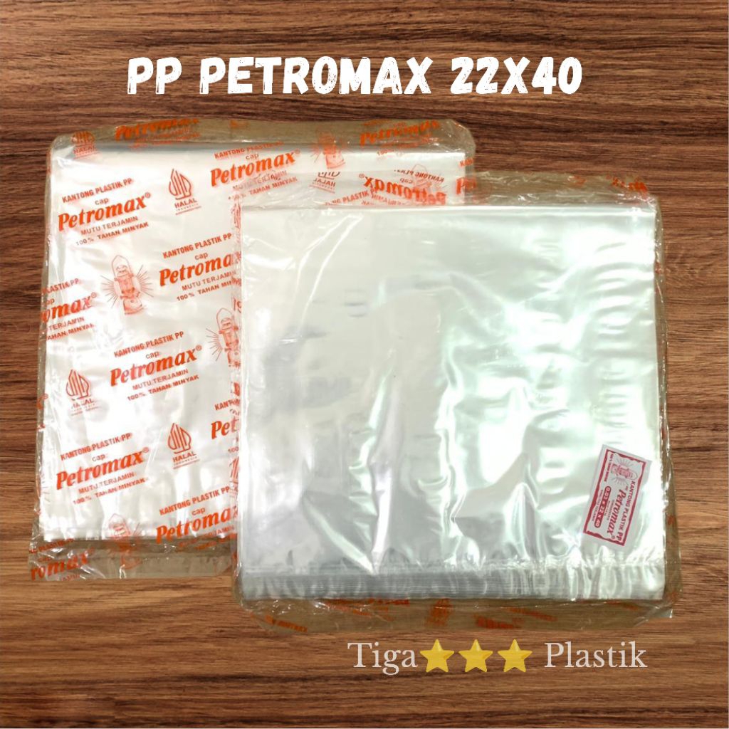 Plastik PP Bening Petromax 22x40