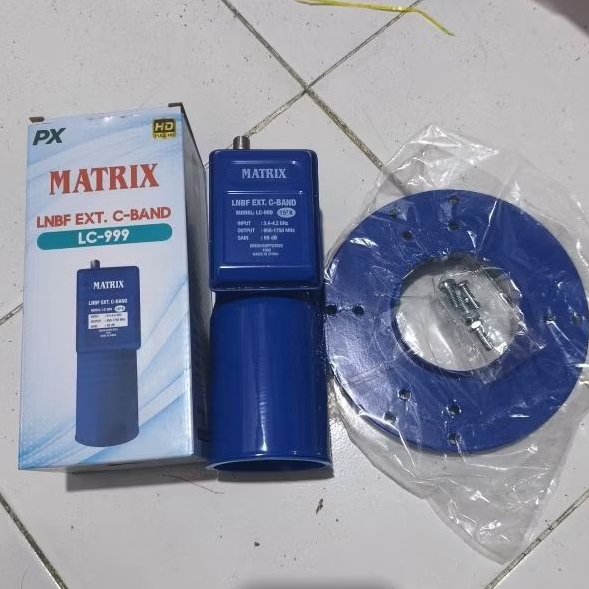 lnb c-band single 1 satelit 1 receiver matrix LC 999