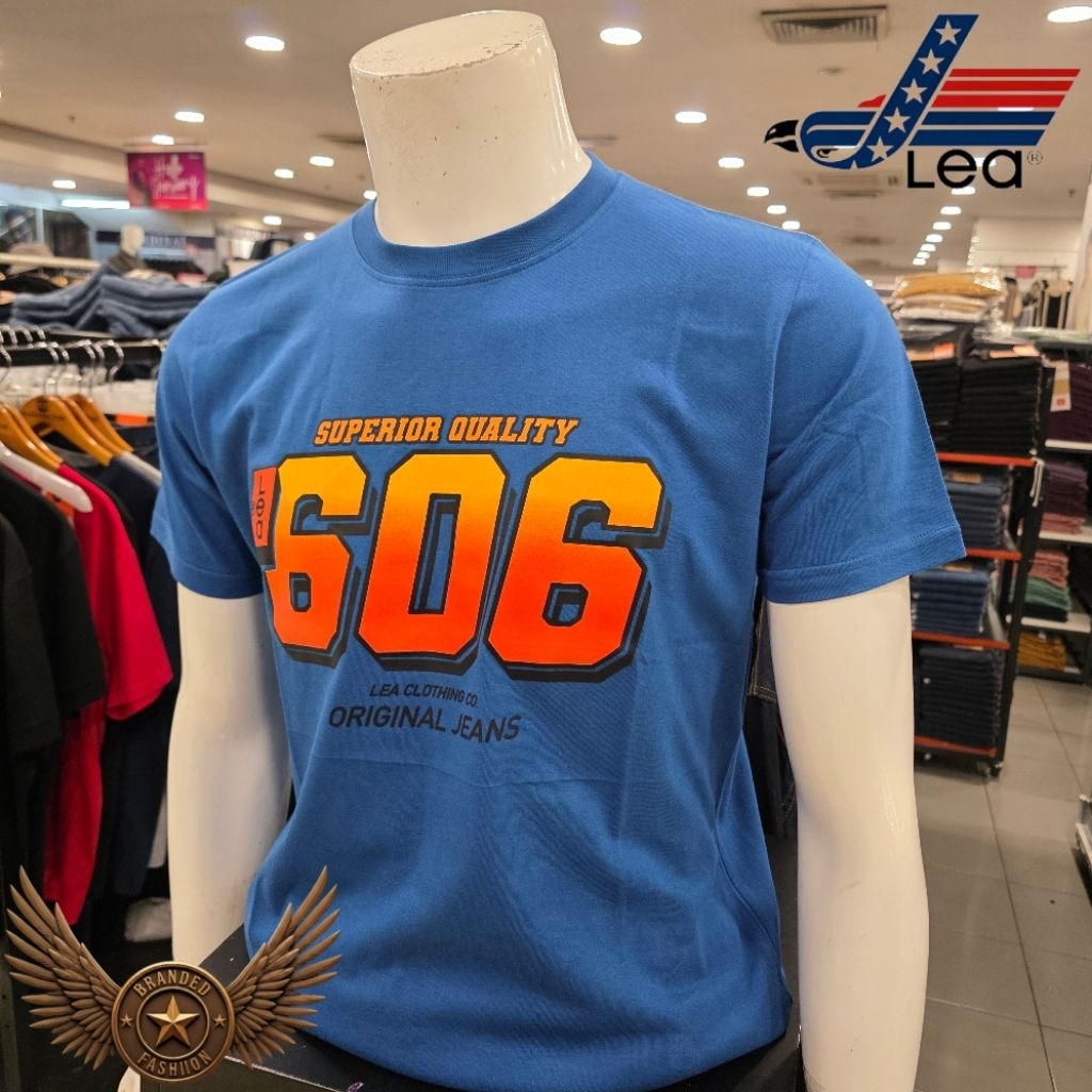 LEA JEANS KAOS LENGAN PENDEK 231.02.HJ.60 BIRU